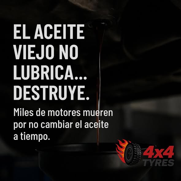 Campaña sobre la importancia de cambiar el aceite a tiempo